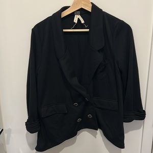 We the Free Black Soft Blazer